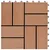 Produktbild 5 för Trall 22 st 30x30 cm 2 kvm WPC brun