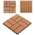 Produktbild 4 för Trall 22 st 30x30 cm 2 kvm WPC teakfärg