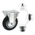 Produktbild 2 för Fasta hjul 8 st 160 mm