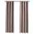 Produktbild 2 för Mörkläggningsgardiner med metallringar 2 st taupe 140x175 cm