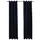 Mörkläggningsgardiner med ringar 2 st svart sammet 140x175 cm