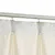 Produktbild 4 för Mörkläggningsgardin med krokar sammet gräddvit 290x245 cm