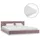 Säng med madrass rosa sammet 160x200 cm