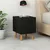 Produktbild 2 för Sängbord 2 st svart 40x30x50 cm massiv furu