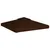 Produktbild 2 för Paviljongtak med ventilering 310 g/m² 3x3 m brun