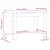 Produktbild 6 för Matbord sonoma-ek 120x60x76 cm konstruerat trä