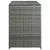 Produktbild 6 för Skjul för 2 soptunnor konstrotting antracit 148x77x111 cm  