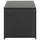 Dynbox konstrotting 100x50x50 cm svart