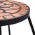 Produktbild 7 för Mosaikbord 3 st terrakotta keramik