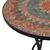 Produktbild 4 för Mosaikbord orange/grå 60cm keramik