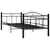 Produktbild 3 för Ram till dagbädd svart metall 90x200 cm