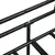 Produktbild 7 för Ram till dagbädd svart metall 90x200 cm