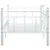 Produktbild 4 för Ram till dagbädd vit metall 90x200 cm