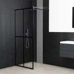 Duschvägg till duschkabin härdat klart glas 140x195 cm