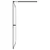 Produktbild 4 för Duschvägg till duschkabin härdat frostat glas 140x195 cm