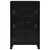 Produktbild 4 för Industriellt förvaringsskåp svart 75x40x120 cm stål 