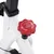 Produktbild 6 för Motionscykel med pulsmätare vit och röd