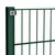 Produktbild 4 för Stängselpanel med stolpar järn 10,2x1,2 m grön
