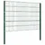 Produktbild 3 för Stängselpanel med stolpar järn 11,9x1,2 m grön