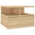 Produktbild 2 för Svävande sängbord sonoma-ek 40x31x27 cm konstruerat trä