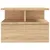 Produktbild 4 för Svävande sängbord sonoma-ek 40x31x27 cm konstruerat trä