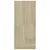 Produktbild 6 för Garderob sonoma-ek 80x52x180 cm konstruerat trä