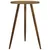 Produktbild 2 för Cafébord mörkbrun Ø50x76 cm MDF och järn
