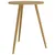 Produktbild 2 för Cafébord ljusbrun Ø60x76 cm MDF och järn