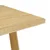 Produktbild 5 för Matbord ljusbrun 120x60x74 cm MDF och järn