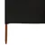 Produktbild 5 för Vindskydd 5 paneler tyg 600x80 cm svart 