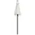 Produktbild 4 för Parasoll sandvit 200x224 cm aluminium
