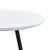 Produktbild 3 för Barbord vit 60x107,5 cm MDF