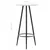 Produktbild 4 för Barbord vit 60x107,5 cm MDF