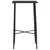 Produktbild 2 för Barbord svart 60x60x111 cm MDF