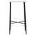 Produktbild 2 för Barbord vit 60x60x111 cm MDF