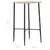 Produktbild 5 för Barbord ek 60x60x111 cm MDF