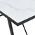 Produktbild 5 för Matbord vit 160x80x75 cm härdat glas