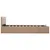 Produktbild 5 för Sängram hydraulisk förvaring cappuccino konstläder 140x200 cm