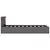 Produktbild 6 för Sängram hydraulisk förvaring LED grå konstläder 100x200 cm 