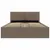 Produktbild 4 för Sängram med hydraulisk förvaring taupe tyg 120x200 cm 