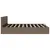 Produktbild 5 för Sängram med hydraulisk förvaring taupe tyg 180x200 cm 
