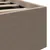 Produktbild 8 för Sängram med hydraulisk förvaring taupe tyg 180x200 cm 