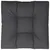 Produktbild 2 för Palldyna svart 80x80x12 cm tyg