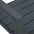 Produktbild 5 för Trädgårdsbänk 120 cm HDPE grå träutseende