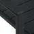 Produktbild 7 för Trädgårdsstolar 4 st svart HDPE träutseende