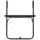 Balkongbord svart 60x64x83,5 cm plast konstrotting