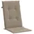 Produktbild 5 för Stolsdynor 2 st taupe 120x50x3 cm tyg