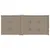Produktbild 7 för Stolsdynor 2 st taupe 120x50x3 cm tyg