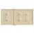 Produktbild 7 för Stolsdynor 4 st beige 100x50x3 cm oxfordtyg