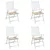 Produktbild 4 för Stolsdynor 4 st beige 40x40x3 cm oxfordtyg